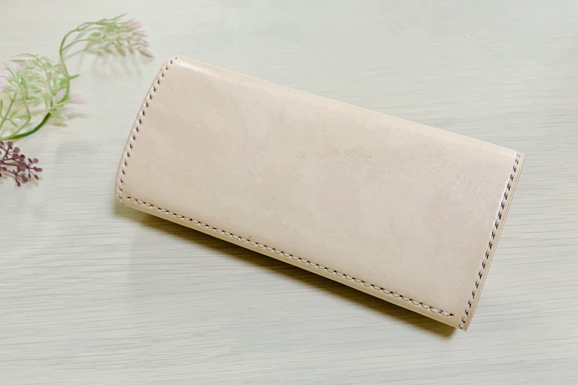 ロングウォレット（生成り背面）|Celo alto|